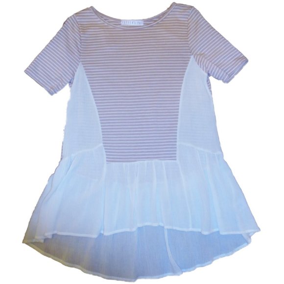 Tunic Blouse 'Potter'sPot' Short Sleeve Top Knit Lightweight T-Shirt Summer - Picture 1 of 8